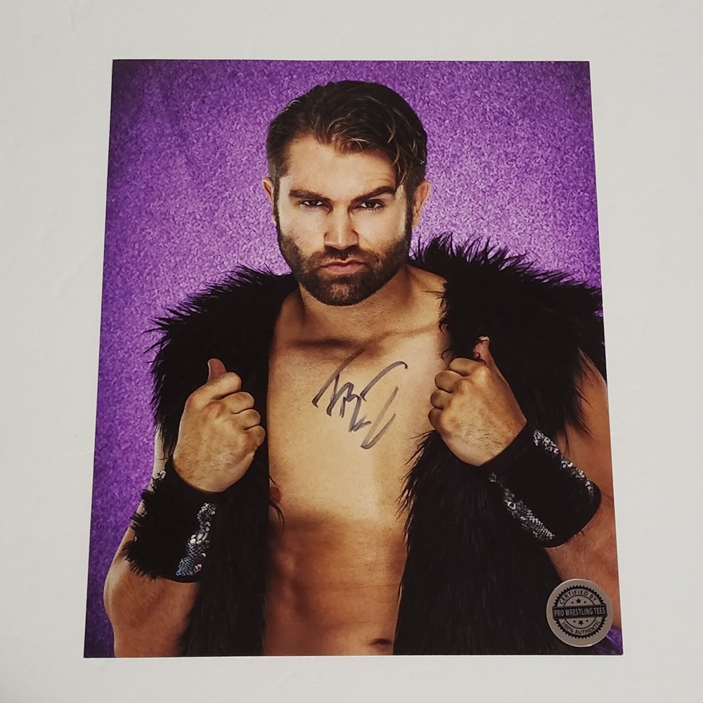 Tyler Breeze WWE Autographed 8x10 Photo Photograph COA Pro Wrestling Crate